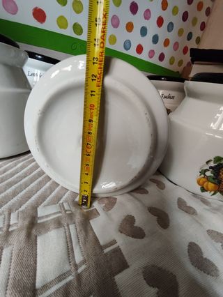 6 Botes cocina cerámica