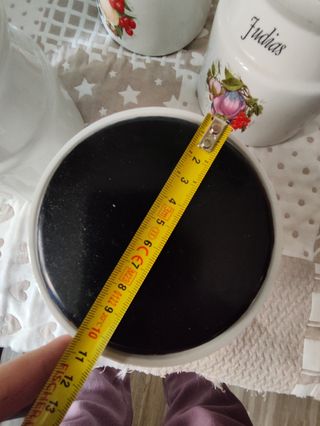 6 Botes cocina cerámica