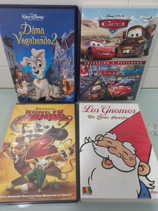 4 DVDs INFANTILES