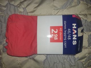 Leggins/ collant donna corallo tg 46/48