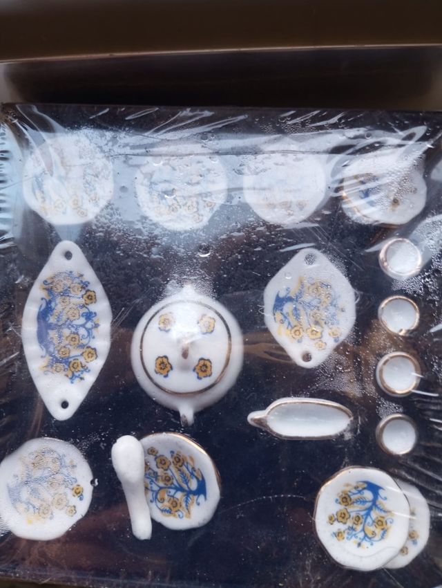 lote de miniaturas casa de muñecas de po