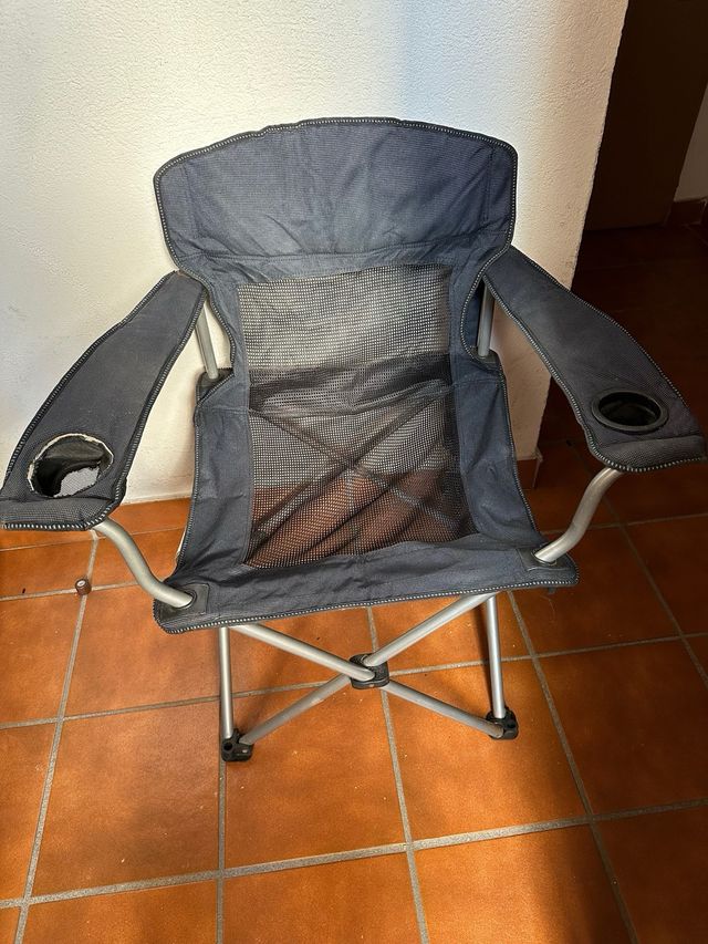 Sillón camping/playa grande plegable