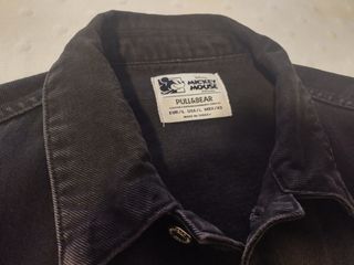 Chaqueta Vaquera negra Disney Pull&Bear 