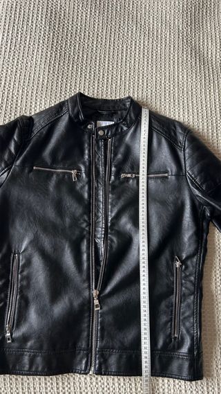 Cazadora Hombre Poli piel Zara