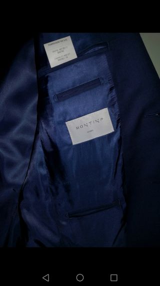 Traje de caballero Montini