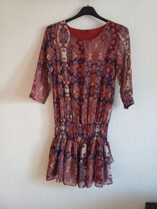 Vestido volante cachemir