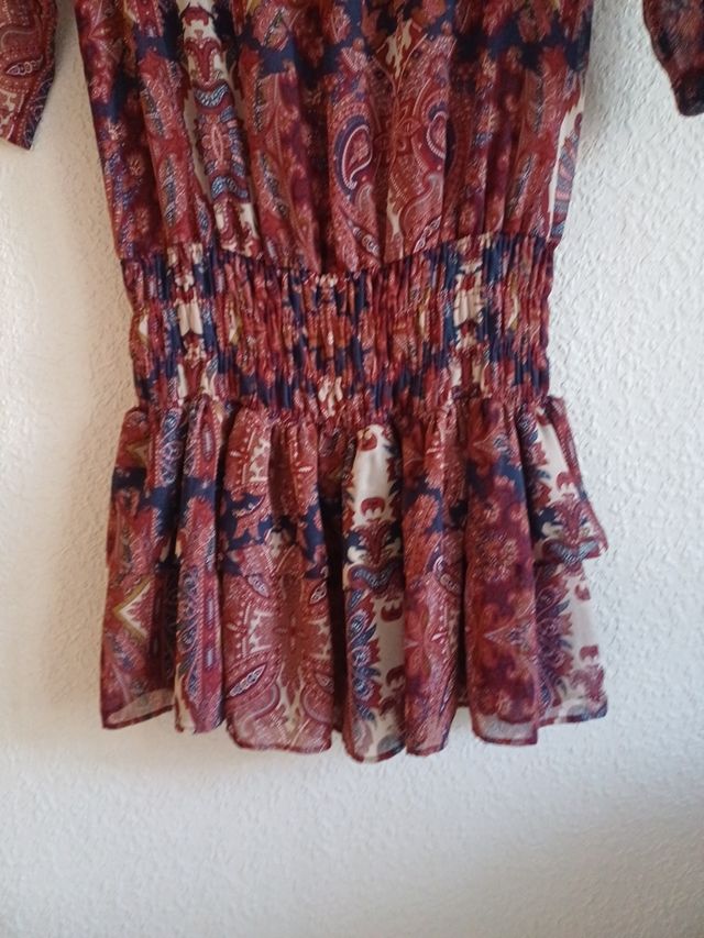 Vestido volante cachemir