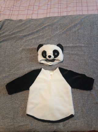 Disfraz oso panda 2-3 años