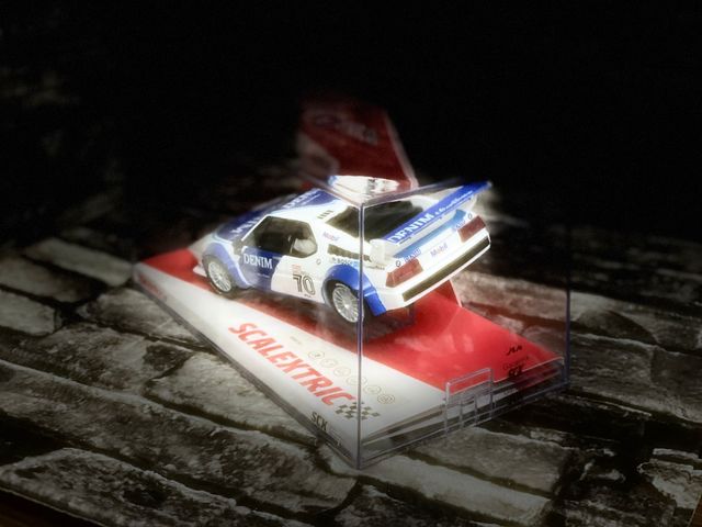Scalextric scx BMW M1 Denim slot