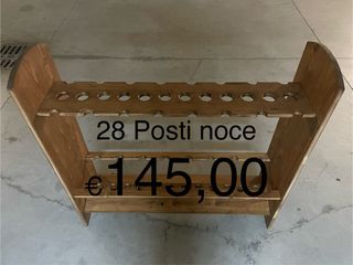 Rastrelliere porta canne in abete.