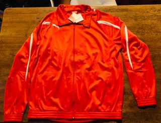 chaqueta fútbol Puma rojo