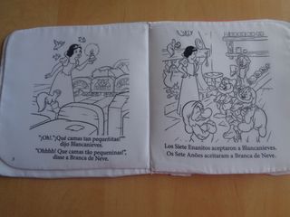 Cuento Blancanieves borrable con rotuladores nuevo
