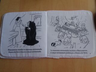 Cuento Blancanieves borrable con rotuladores nuevo