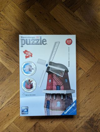 Puzzle 3D molino viento (Ravensburger)