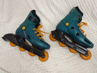 Patines Rollerblade, bolsa y protecciones