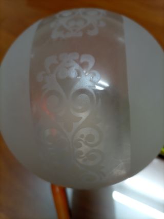 5 TULIPAS GLOBO DE CRISTAL 