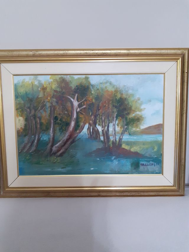 Quadro con alberi
