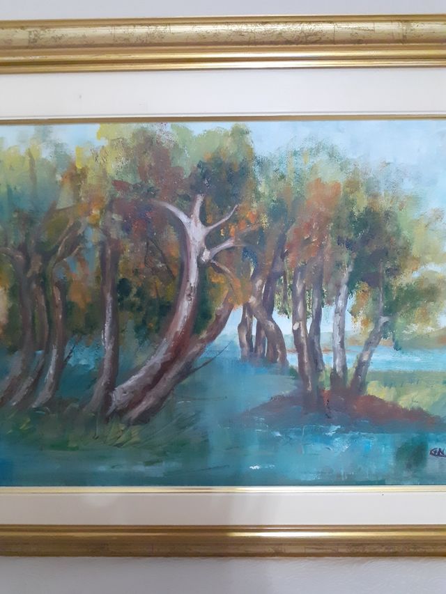 Quadro con alberi