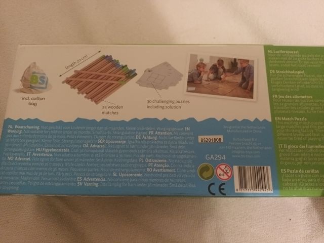 Match puzzle BS. Pensamiento logico