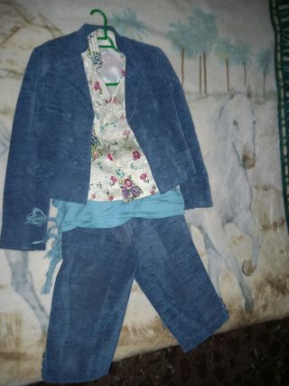 Traje de fallero torrenti para niño talla 10-12