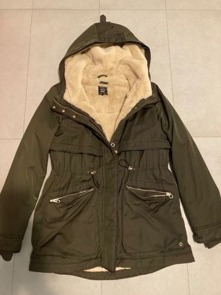 Abrigo parka zara talla M 38