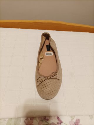 Manoletinas/ bailarinas talla 37