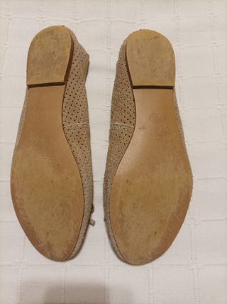 Manoletinas/ bailarinas talla 37