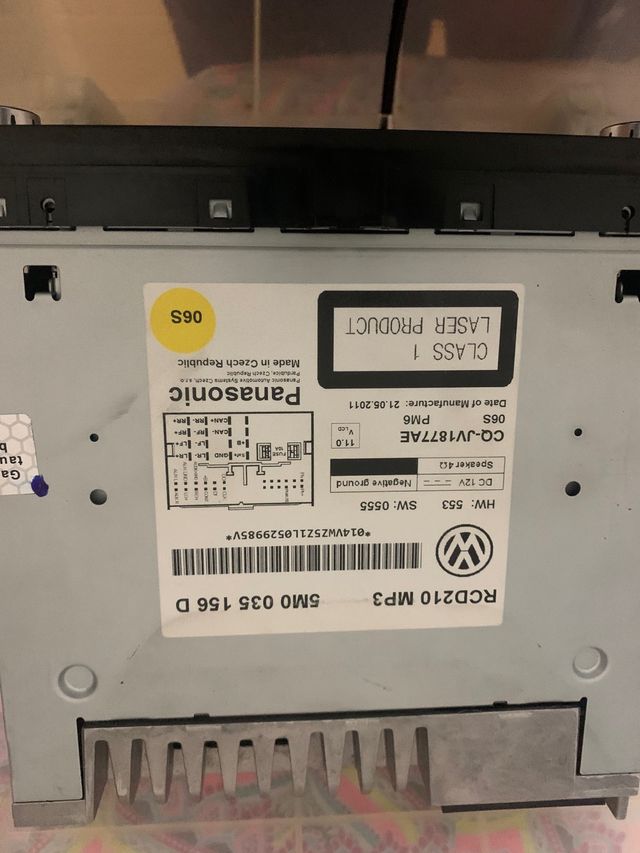 Panasonic RCD210 MP3 original Volkswagen