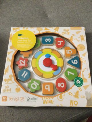 Juguete infantil “Relojito, que hora es?”