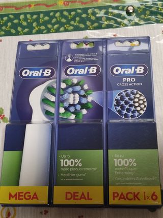 6 recargas Oral B - PRO Cross action