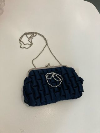 Bolso de fiesta azul brillante