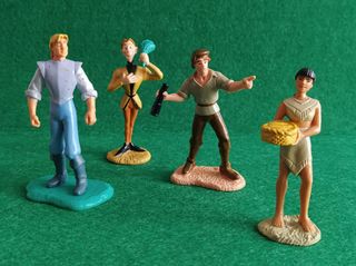 4 Figuras de "Pocahontas" (Disney, 1995).