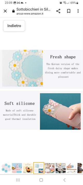 Sottobicchieri in silicone 6