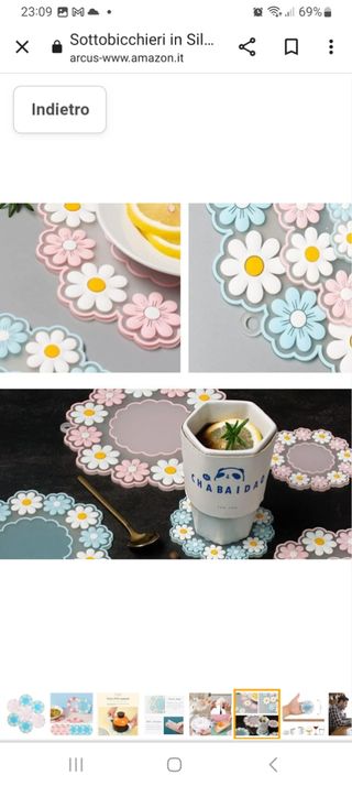 Sottobicchieri in silicone 6