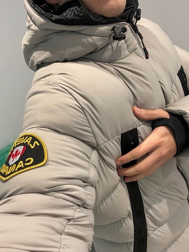 Plumífero Zavetti Canada beige - Talla M