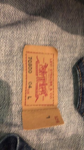 cazadora vaquera levis Talla L