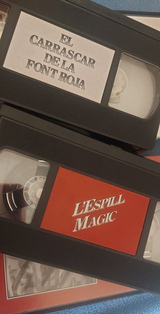 Lote 2 vhs Alcoy retro . historia . coleccion