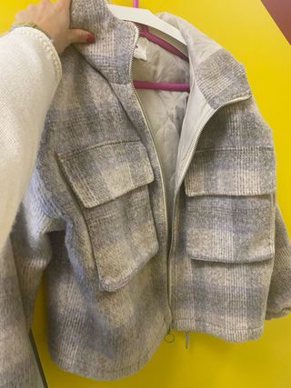 abrigo corto oversize