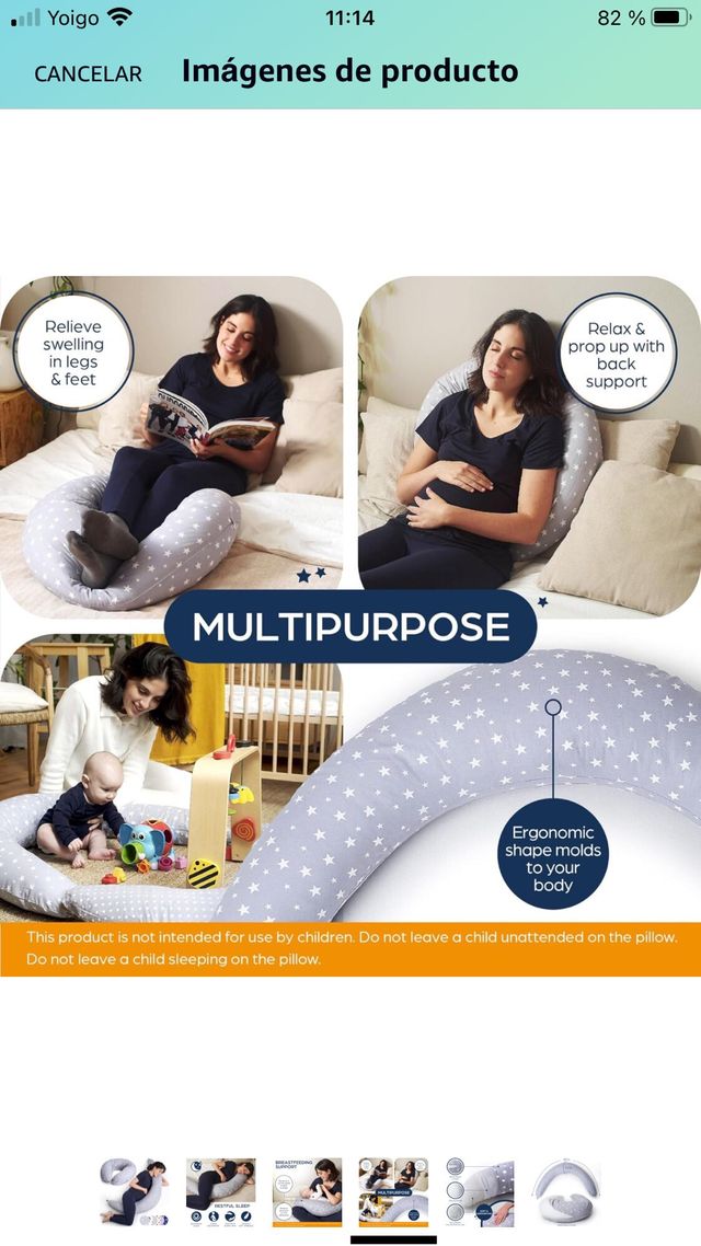 almohada embarazada niimo