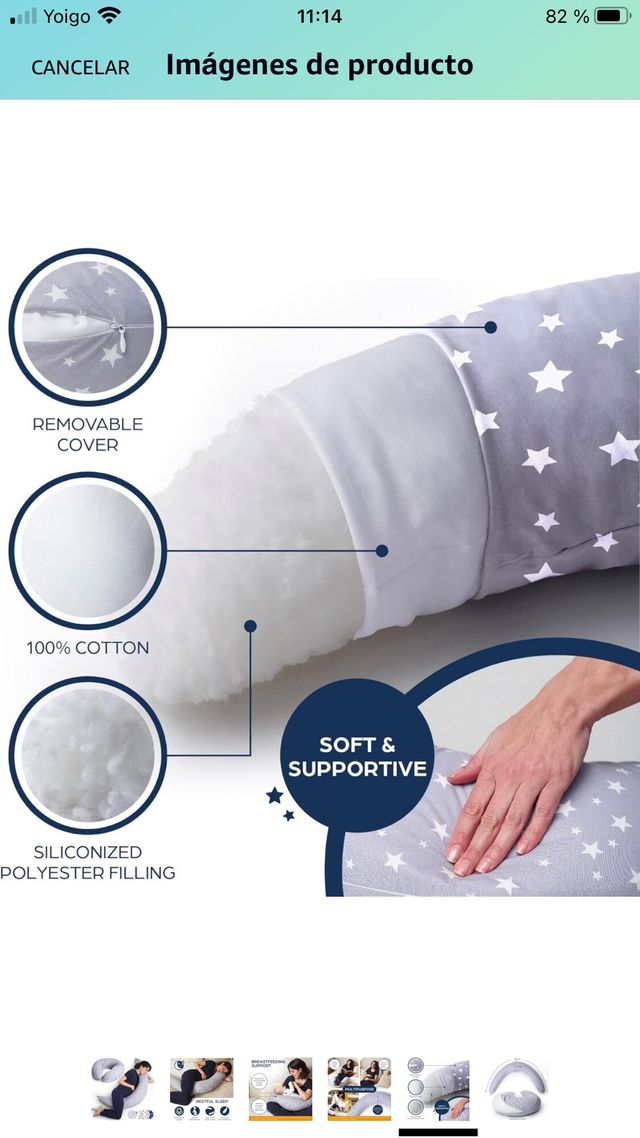 almohada embarazada niimo