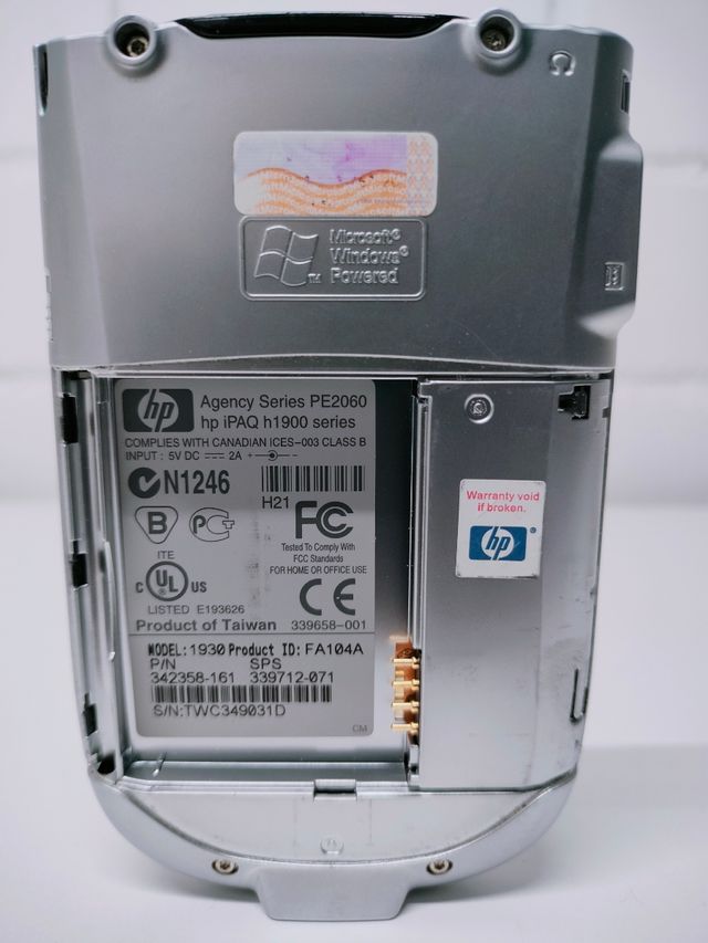 HP IPAQ H1900 POCKET PC