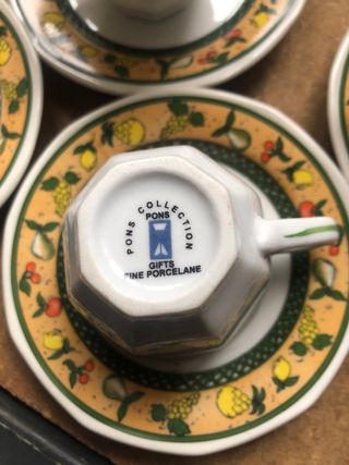 JUEGO DE CAFE DE PORCELANA