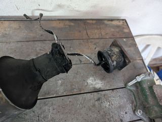 Soldadura de tubo de escape