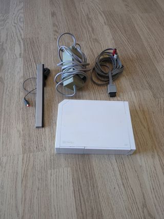 Wii con alimentador, sensor