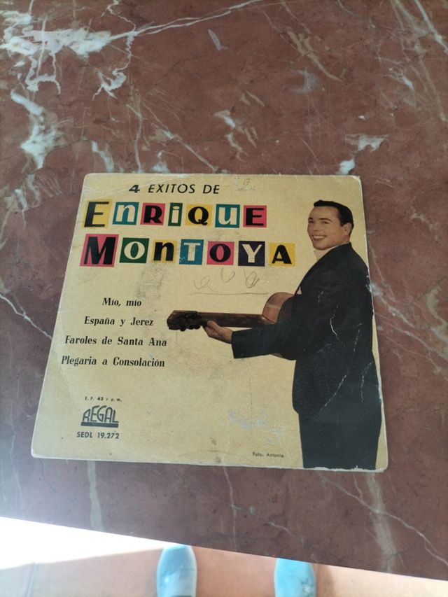 Vinilo single Enrique Montoya