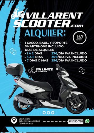 Alquiler moto 125 (renting)