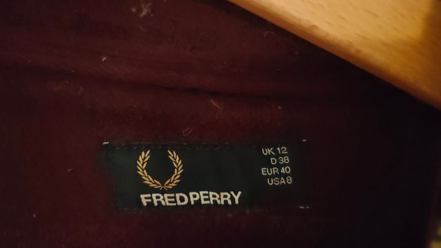 Abrigo mujer Fred Perry talla 40