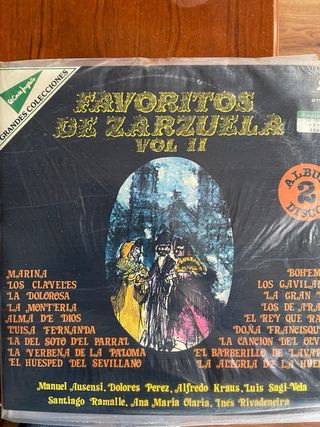 Coleccion discos vinilo Zarzuela