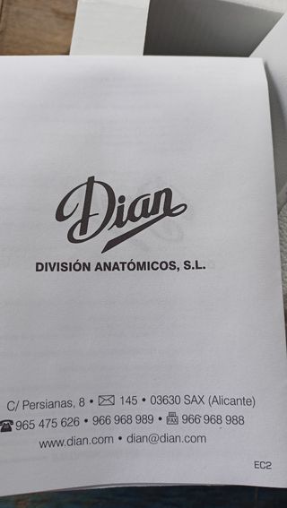 Zapatos sanitarios anatómicos Dian  N° 40