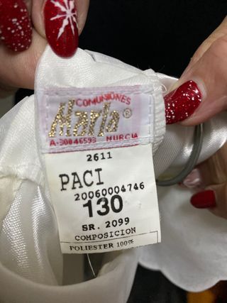 Traje de Comunión de niña